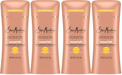 SheaMoisture Antiperspirant Deodorant Stick Moisturizing Raw Shea Butter & Hyaluronic Acid for 48HR Sweat & Odor Protection with No Parabens-& No Mineral Oil 2.6 oz,(Pack of 4)