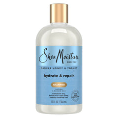 Shea Moisture Shampoo Hydrate and Repair for Damaged Hair with Manuka Honey and Shea Butter 13 oz