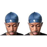 Royalty Headwear Silky Wave Cap for 360, 540 & 720 Waves, Soft Breathable Durag Skull Cap Beanie for Men
