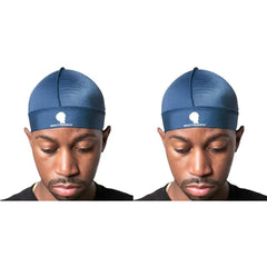 Royalty Headwear Silky Wave Cap for 360, 540 & 720 Waves, Soft Breathable Durag Skull Cap Beanie for Men