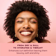 SheaMoisture Smoothie Curl Enhancing Cream Coconut and Hibiscus for Thick, Curly Hair Sulfate Free and Paraben Free 12 oz