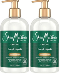 SheaMoisture Bond Repair Conditioner Amla Oil Strengthens And Repairs Hair Bonds With Hydroplex Technology And Amla Oil For Less Breakage With Restorative HydroPlex Infusion 13 FlOz,(Pack of 2)