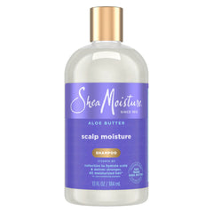 SheaMoisture Scalp Moisture Shampoo Aloe Butter & Vitamin B3 Hair Care with a Boost of Hydration To Hydrate Scalp + Moisturized Hair 13 oz