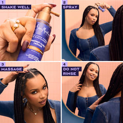 SheaMoisture Instant Scalp Refresh Anti-Dandruff Spray with Salicylic Acid and Scalp Repair Technology Hydrates Dry Scalp, Removes Buildup and Controls Itch and Flakes 4 fl oz
