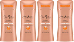 SheaMoisture Antiperspirant Deodorant Stick Even Tone Vitamin C & Niacinamide for 48HR Sweat & Odor Protection with No Parabens & No Mineral Oil 2.6 oz, (Pack of 4)