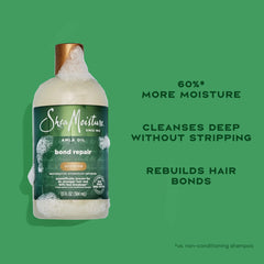 Shea Moisture Bond Repair Shampoo Amla Oil Deeply Cleanses And Removes Build Up To Repair Hair Bonds With Hydroplex Technology And Amla Oil With Restorative HydroPlex Infusion 13 Fl Oz